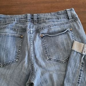 Elle cropped denim jeans